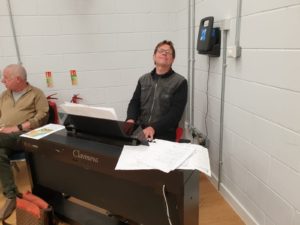 Boris at the keyboard